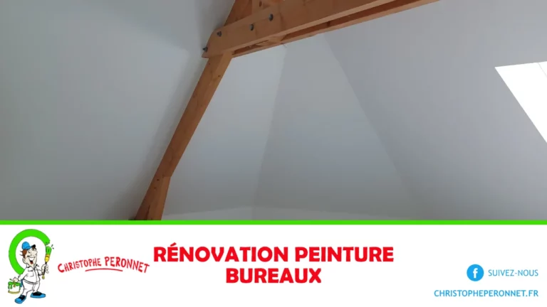 Rénovation peinture bureau savoie isere ain Christophe Peronnet